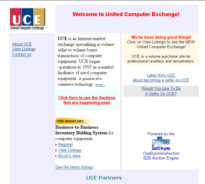 UCE Auctions